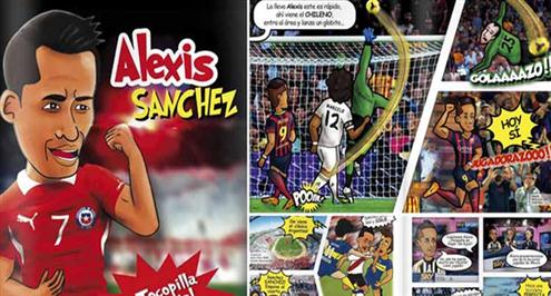 أليكسيس سانشيز بطل خارق في قصة مصورة بتشيلي